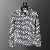 ราคา ดิออร์3700 ใหม่ลําลองผู้ชายแขนยาวหลวมปกเสื้อจดหมายแจ็คเก็ต (43225009126)