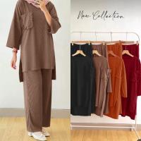 ราคา Elde 12-zipper KNIT SET (XL - XXL - 3XL ) KNIT ชุดสูทนําเข ้ า MANGO KNIT วัสดุเรียบและหนา + FWC Cu (25282527558)