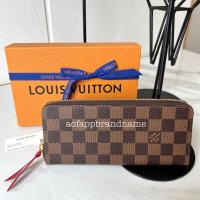 ราคา ✨ของแท้ New LV CLEMENCE Damier Wallet (13778955231)
