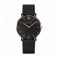 ราคา [สินค้าแท้จากเยอรมนี]นาฬิกา[UNISEX] Paul Hewitt | Watch Sailor Line | Black Sunray / Black Strap (10226697988)
