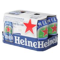 ราคา Heineken ไฮเนเก้น 0.0 เครื่องดื่มมอลต์ไม่มีแอลกอฮอล์ 330 มล. แพ็ค 6 (16121285005)