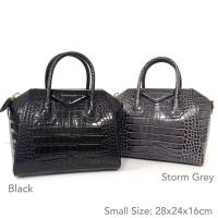 ราคา New! Givenchy Antigona Small Croc Embossed (4146609151)