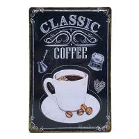 ราคา ป้ายสังกะสีวินเทจ Classic Coffee (ปั๊มนูน) (1272167621)