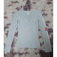 ราคา เสื้อยืด abercrombie แขนยาวสีเทา (29210729737)