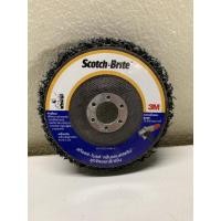 ราคา ลูกขัดลอกสี ลูกขัดลอกสนิม Scotch Brite ขนาด 4 นิ้ว ตรา 3M ของแท้ (40706516892)