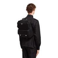ราคา เกรดแท้ | PRD Re-Nylon และ Saffiano Leather Backpack 2VZ049 (41672791306)