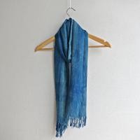 ราคา ผ้าพันคอ ทำจากผ้าฝ้ายทอมือ ย้อมสีคราม สีธรรมชาติ (14272829683)