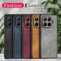 ราคา ปลอกสําหรับ Xiaomi 15 T Pro 15T 15TPro 15Pro 15Ultra T15 Xiaomi15T Pro Xiaomi15TPro 5G หนังแกะหนังเคสโทรศัพท์เลนส์ป้องกันแฟชั่นปลอกกันกระแทกนุ่มกลับกรณีฝาครอบ (29992726597)