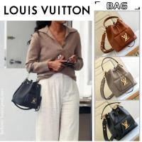ราคา หลุยส์วิตตอง Louis Vuitton SAC SEAU LOCKME/กระเป๋าสตรี/กระเป๋าถือครอสบอดี้/ผลิตภัณฑ์สายสะพายถอดได (26676980872)
