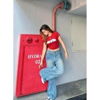 ราคา KATUN Crop Tee Mc Queen Vol.3 y2k / Longsleeve / Crop Tee / Crop Top / Womens Combed Long Plain T-shirt Cotton Top Short Adult Girls (40364496572)