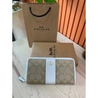 ราคา แท้ กระเป๋าสตางค์ Coach Accordion Zip Wallet (F54630) *** Outlet *** (10301523703)