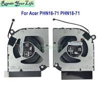 ราคา คอมพิวเตอร์ Cooling CPU GPU พัดลมสําหรับ Acer Predator Helios Neo 16 PHN16-71 PHN18-71 PHN16-71-57W1 5060 แล็ปท็อป Cooler หม้อน้ําพัดลม (43623771384)