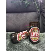 ราคา แก้วตัดลีโอ แก้วตัดจากขวด แก้วเบียร์ แก้วสวยๆ งานฝีมือ ของชำร่วย แก้วตั้งโชว์ ติดสติกเกอร์กันน้ำ ลบคมให้ทุกใบ (25481637269)