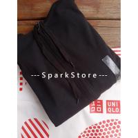 ราคา [ใหม่][ใหม่] เสื้อแจ็คเก็ตมีฮู้ด Uniqlo Black Airism UV Cut (4182185847)