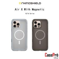 ราคา RHINOSHIELD Air X With Magnetic เคสกันกระแทกระดับ3.5Mเกรดพรีเมี่ยม เคสสำหรับ iPhone15/16 Series (40414191521)