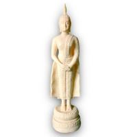 ราคา [nachariti]พระประจำวันอาทิตย์ ปางถวายเนตร สีขาวดิบ ขนาดหน้าตัก 9 นิ้ว เนื้อเรซินผสมมวลสารมงคล บูชาเสริมความสุขความเจริญ (23436220727)