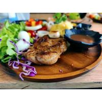 ราคา ถาดไม้ จานไม้ ถาดรอง(S) แบบกลม Size XL(300 mm)ไม้จามจุรีแผ่นเดียว (7535111134)