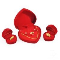 ราคา กล่องกำมะหยี่จัดเก็บเครื่องประดับSet C ชุดสุดคุ้มมีกล่องสร้อยS ,แหวน โชว์สินสอด งานแต่ง สามารถใช่จัดเก็บเองได้ (16092427598)