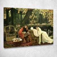 ราคา A Convalescent James Tissot, jts1 ภาพพิมพ์บนผ้าใบแคนวาส (27227949918)