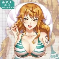 ราคา ✧☞▩Original One Piece Nami Beauty Chest คอมพิวเตอร์ 3d สเตอริโอเมาส์ Pad Pad Pad สายรัดข้อมือซิลิโคน Hand Guard Anime (20962312239)