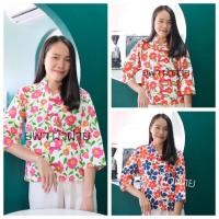 ราคา เสื้อลายดอก/เสื้อสงกรานต์/เสื้อพื้นเมืองคอจีน (9236053862)