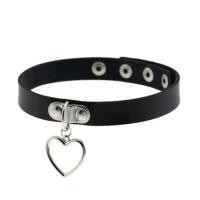 ราคา พร้อมส่งจากไทย.โชคเกอร์หนังจี้ห่วงหัวใจ (14599424064)