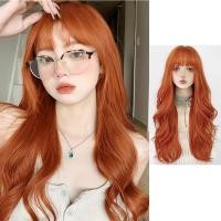 ราคา วิกผมหยิกยาว 65 ซม. พร้อมหน้าม้า ผมลอนใหญ่ สังเคราะห์ อุณหภูมิสูง คอสเพลย์โลลิต้า สีส้ม สีม่วง สีชมพู สําหรับผู้หญิง ผู้ชาย ปาร์ตี้ (24018066628)