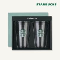 ราคา [Starbucks] ชุดถ้วยแก้วไซเรน (500ml X 2) (26636368792)