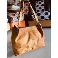 ราคา กระเป๋าหนังเย็บปะติดปะต่อกันพร้อมหัวเข็มขัด/หนังแท้/แถมด้ามยาว (27515167455)