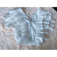 ราคา เสื้อแขนระบายสีขาวฟรุ้งฟริ้ง (22333439121)
