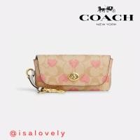 ราคา Isa Lovely Shop Coach CP496 SUNGLASS CASE IN SIGNATURE CANVAS WITH HEART PRINT GOLD/LIGHT KHAKI CHALK MULTI (24316440632)
