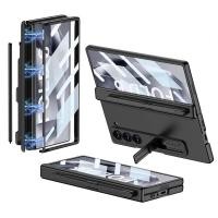 ราคา Ready New For Samsung Galaxy Z Fold 6 case with s pen holder Fold 5 cover with transparent glass Fold6 casing Fold4 (25089508106)