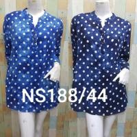 ราคา เสื้อสาวอวบ NANA SHOP เสื้อไซส์ใหญ่ เสื้อคนอ้วน แขนยาว ผ้าสปันมัดย้อม ลายจุด เนื้อนิ่ม ใส่สบาย อก 44 นิ้ว (4929165138)