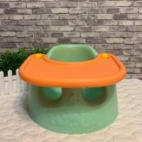 ราคา เก้าอี้หัดนั่ง ยี่ห้อ Bumbo Seat สีเขียวอ่อน พร้อมถาด สีส้ม (6719928281)
