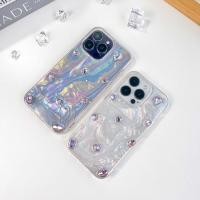 ราคา [i15]พร้อมส่ง✨T2S65 เคสหัวใจเพชร+แผ่นโฮโลแกรมน้ำแข็ง สำหรับ iPhone เคสไอโฟน เคสโฮโลแกรม เคสเพชร 14Promax,15Pro,15Promax (43007899495)