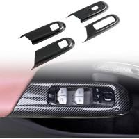 ราคา บินสูงสําหรับ Mercedes Benz AMG GLC 43/63, GLC 300 350e 2023-2025 รถอุปกรณ์เสริมคอนโซลกลางฝาครอบสวิทช์ Trim Overlays คาร์บอนสไตล์ ABS (ปุ่มสวิตช์หน้าต่าง) (42073412112)