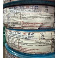 ราคา สายไฟ THW 1x6 Sq.mm. สีฟ้า 100ม. BCC บางกอก (42324859015)