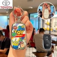 ราคา กระเป๋าใส่กุญแจรถยนต์แบบรีโมท 2 ปุ่ม สำหรับ Toyota Fortuner Hilux Revo Innova Harrier Rocco Toyota Revo (42603640884)