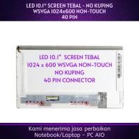 ราคา LED LCD 10.1 ไม่มีหู WSVGA 1024x600 ความหนา 40pin p40 Non-Touch (41170719873)