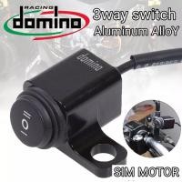 ราคา Domino Lampu Buka Tutp สวิตช์ไฟขับรถขนาดเล็ก Mirror Mount 3Wayอันตรายหมอกเปิด/ปิดสวิทช์ขวาซ้าย (44364908623)