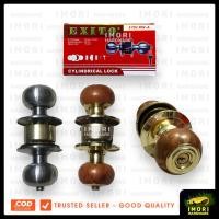 ราคา EXITO ล็อคมือจับประตูสแตนเลสสีน้ําตาลกลม Im (25857494206)