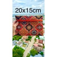 ราคา กระเป๋าใส่เครื่องสำอางค์ งานแฮนด์เมด ขนาด 20x15 cm. ลายสีสัน หลากสี สดใส (27212212883)