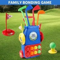 ราคา ลูกบอล รถเข็นของเล่นเด็กที่ได้รับการปรับปรุงพร้อมไม้กอล์ฟ และเสื่อ ของเล่นกอล์ฟในร่มและกลางแจ้ง สำหร (40510297981)