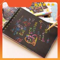 ราคา Rainbow Scratch Note Magic Notebook 14x10 ซม.สําหรับเด็กพร้อมปากกาไม้ไผ่ -SGT- (41513487217)