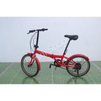 ราคา จักรยานพับได้ญี่ปุ่น - ล้อ 20 นิ้ว - มีเกียร์ - สีแดง [จักรยานมือสอง] (18231244524)
