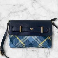 ราคา Teenie Weenie กระเป๋าสะพายลายน้ำเงิน (44054429121)