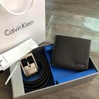 ราคา Calvin Klein Jeans Leather Belt & Wallet Set (27434773600)