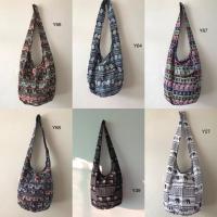 ราคา กระเป๋าย่ามสะพายข้างลายช้าง กระเป๋าย่าม ผ้าพื้นเมือง สามารถสะพายข้าง และ พาดลำตัว ย่าม สไตล์โบฮีเมียน ย่ามลายช้าง (5877462087)