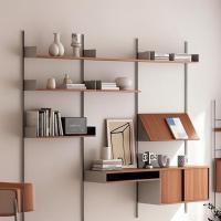 ราคา ชั้นเก็บของสไตล์วินเทจ แผ่นไม้ผนัง ชั้นเก็บของ ชั้นวางหนังสือไม้เนื้อแข็งหลายชั้น ชั้นวางหนังสือติดผนัง LMCX (40504279492)