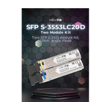 ราคา Mikrotik SFP S-3553LC20D Two Module Kit (22166116777)